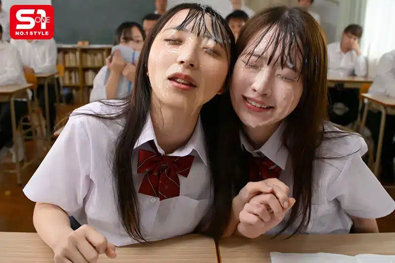 sexjapan เวรรับน้ำว่าวสองสาวนักเรียนสุดน่ารัก SNOS-326 2